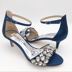 Badgley Mischka Lara Sandal Navy 6